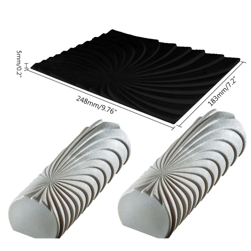 Geometric Pattern Silicone Cake Mold Geometric Pattern Texture Mat gallery