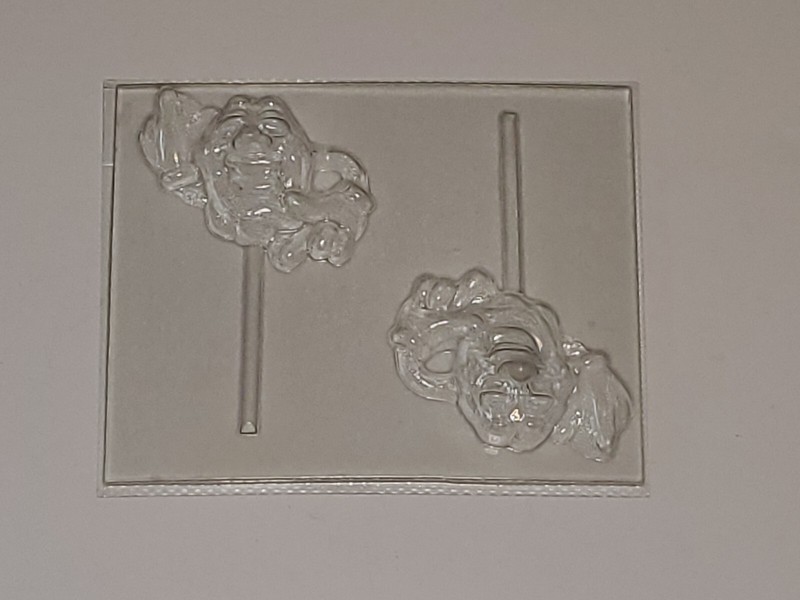 Vintage 1980s New CALIFORNIA RASINS Party Chocolate Candy Jello Lolli Pop Mold