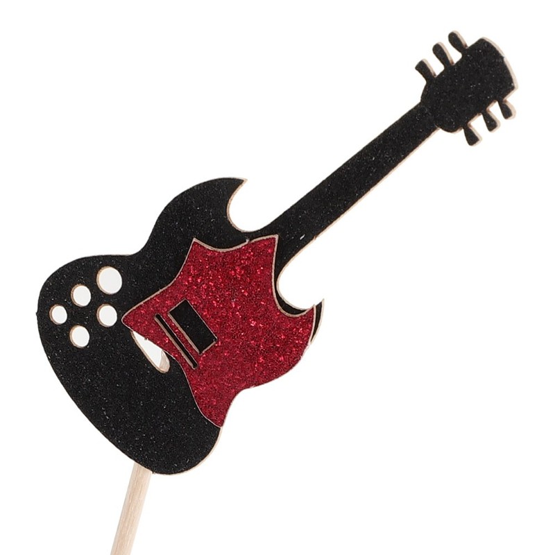 24 Pcs Music Party Decoration Cake Topper Cocktail Food Fruit Toothpick Dessert gallery