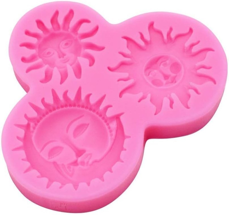 Flexible Pink Silicone Mold for Cake Decorating, Chocolate, and Candy Making gallery
