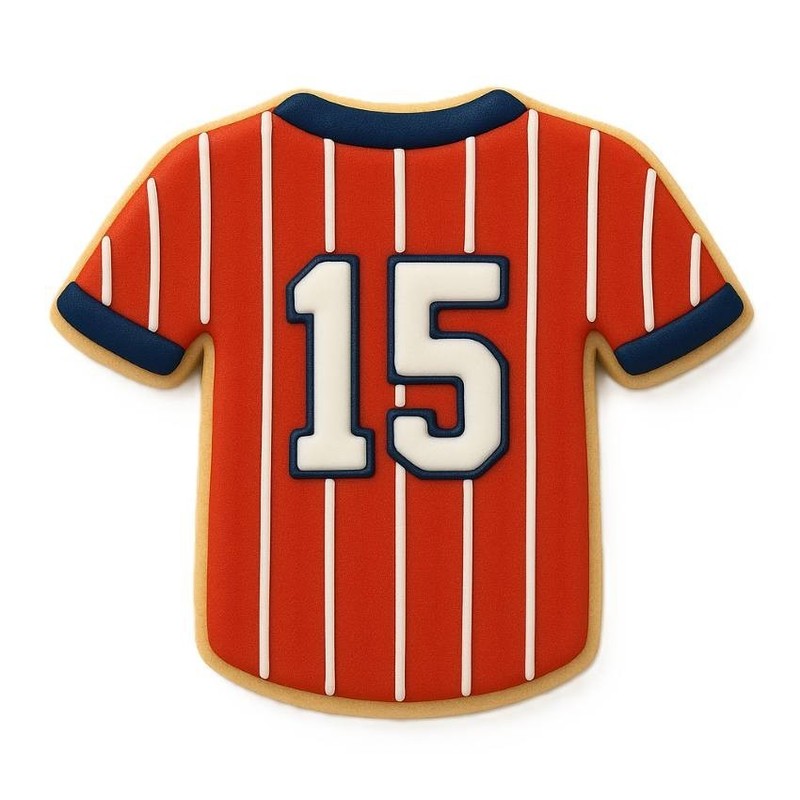 1 Dozen 12 T-Shirt Jersey Scrubs 4'' Cookie Cutter Metal Freshie Sports Party gallery