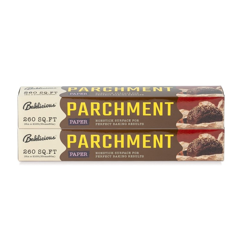 Unbleached Baking Parchment Paper Roll, 2 Pack 15"x210' Non-Stick Food Grade for gallery