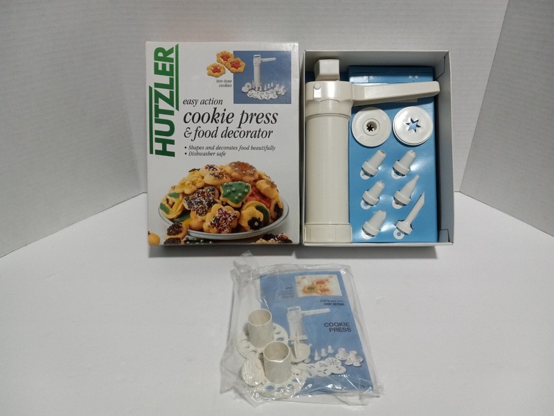 HUTZLER Cookie Press & Food Decorator 21 Piece Set