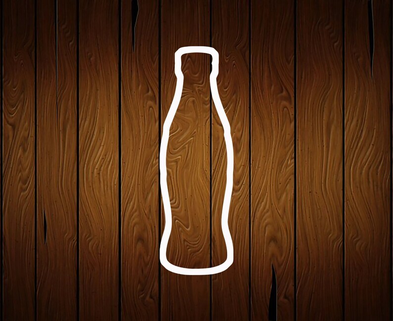 Soda Pop Coke Bottle Cookie Cutter – 3D Printed Food Safe PLA Plastic