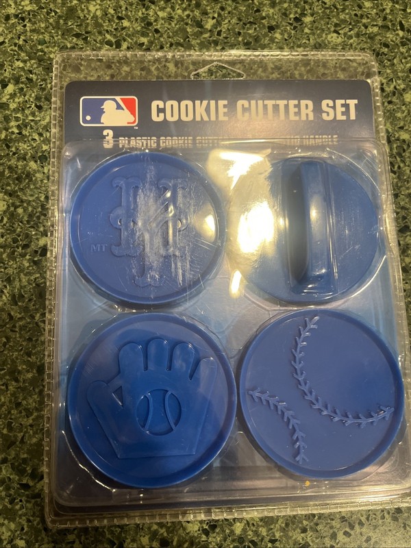 6-Piece Baseball Cookie Cutters & Stamp Set + $5.00 Value Free Gift