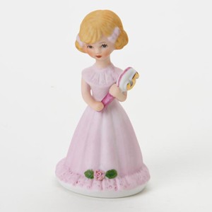 Birthday cake topper – Growing up girls BLONDE AGE 5 princess cake topper BNIB