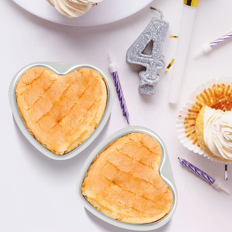 Metal Aluminium Heart Cake Mold Pan For Baking Cakes And Indoor Baking Supplies gallery