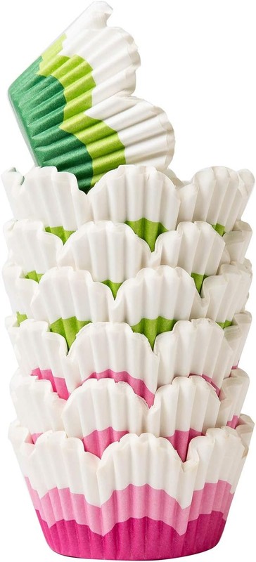 Standard Size Baking Cups, No Smells Rainbow Cupcake Liners, Paper Grease Proof