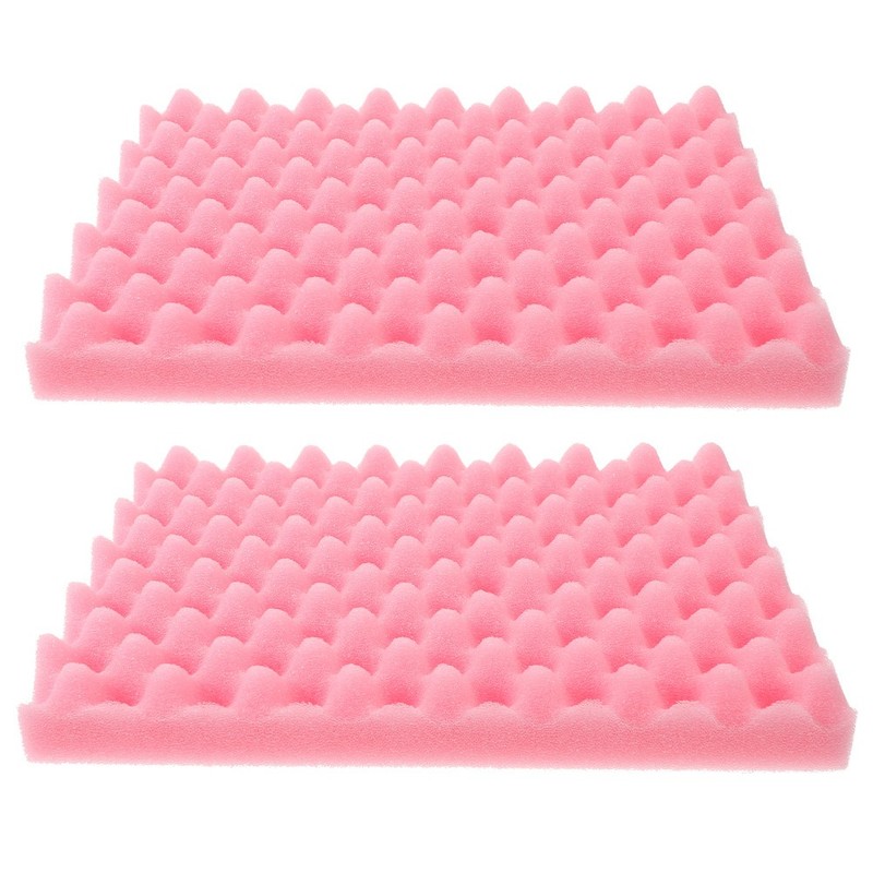 2Pcs Pink Cake Flower Sponge Mat Non Stick Flexible Fondant Pad for Baking gallery