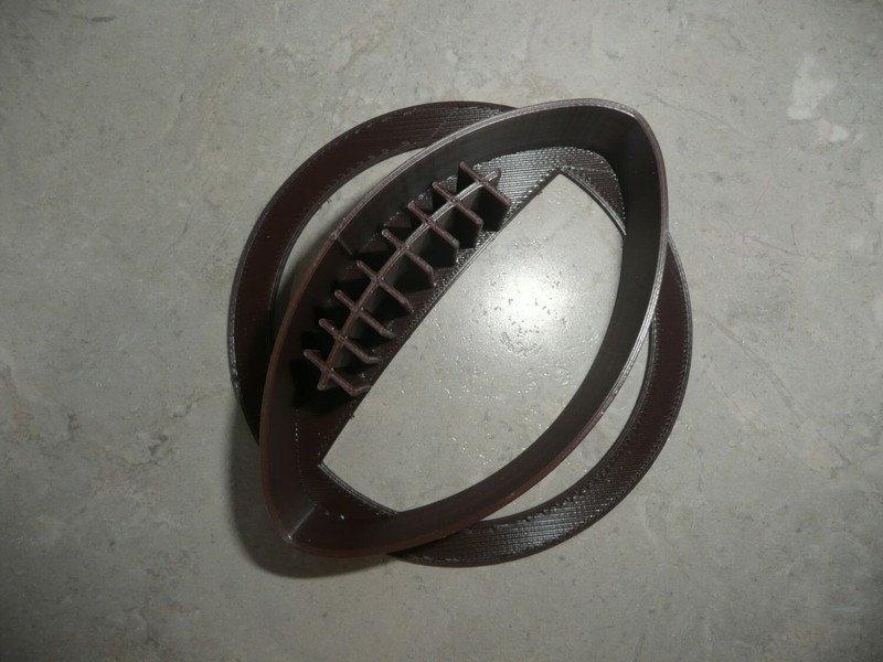 FOOTBALL SET OF 2 SIZES CONCHA COOKIE CUTTERS MEXICAN SWEET BREAD STAMPS PR1769 gallery