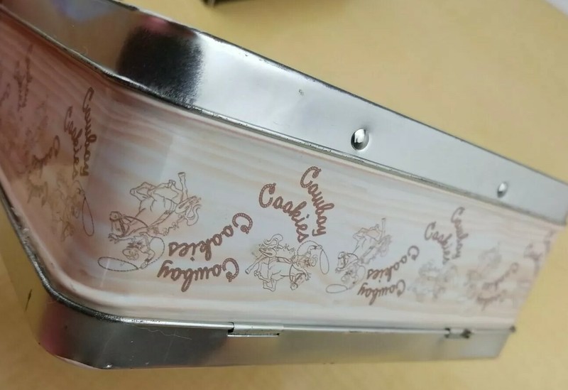 The COWBOY COOKIE Box 4 Cookie Cutters Recipe Book Tin Box Barnes and Noble. (B) gallery