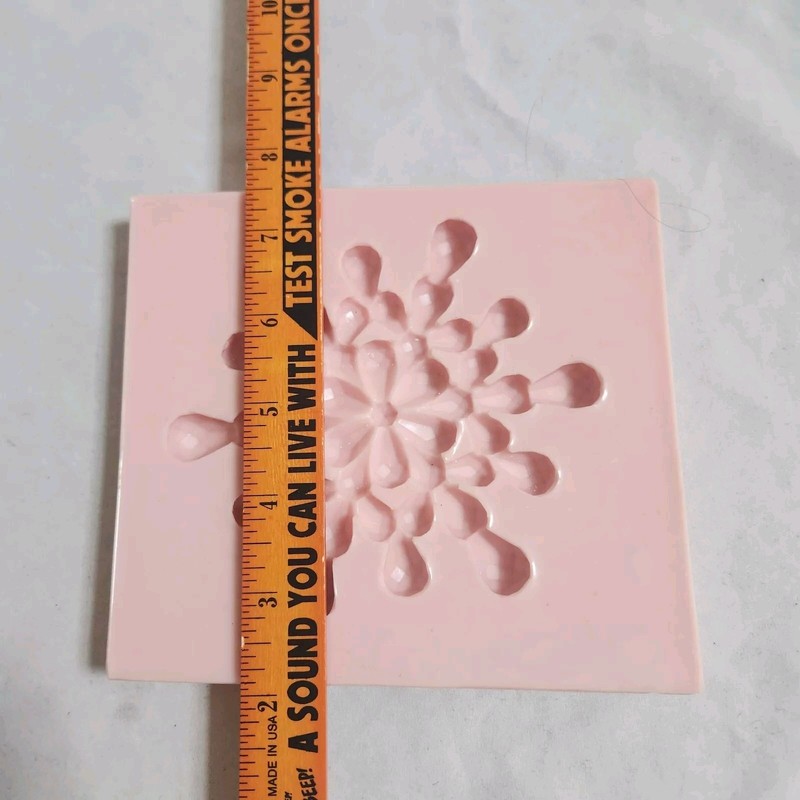 Sunflower Sugar Art Large Crystal Jewel Snowflake Silicone Mold Cake Fondant gallery