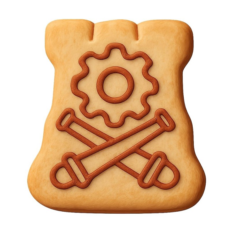 Artillery Engineers Castle Cookie Cutter & Stamp – 4×3.3