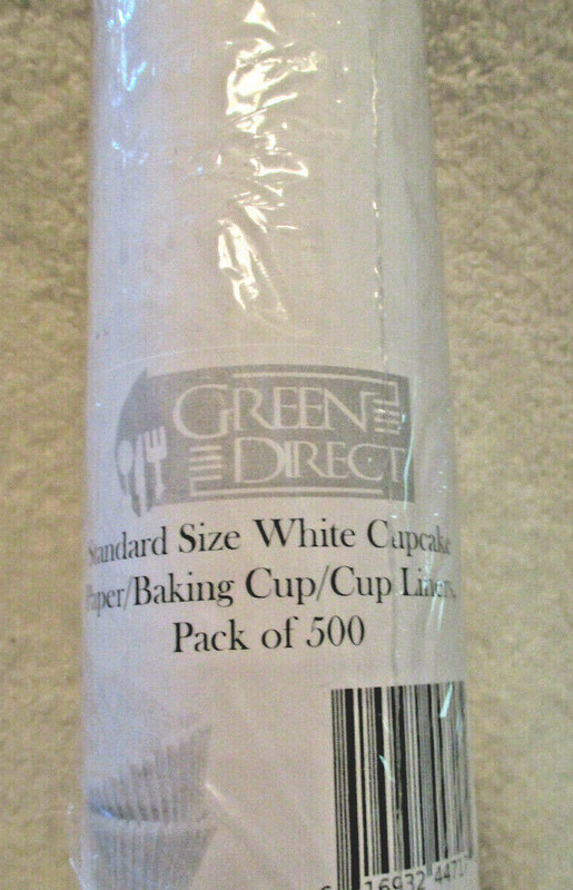Standard Size White Cupcake Papers~Pack of 500~Greene Direct gallery