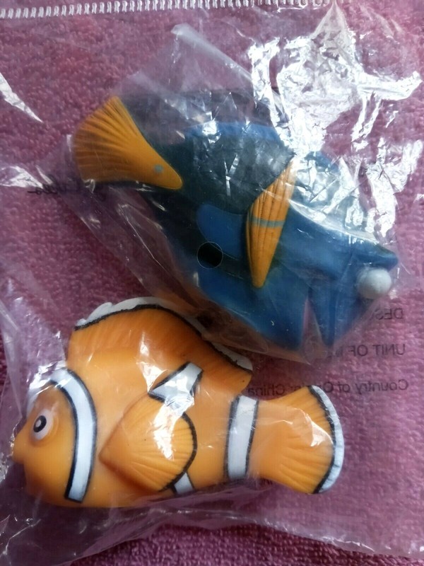 DecoPac Cake Topper Finding Nemo Squirters Set 16677 Fish Sealed MIP Pixar gallery