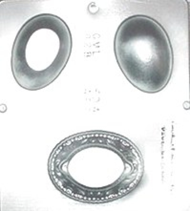 Egg & Base Assembly Chocolate Candy Mold Easter 828 NEW gallery