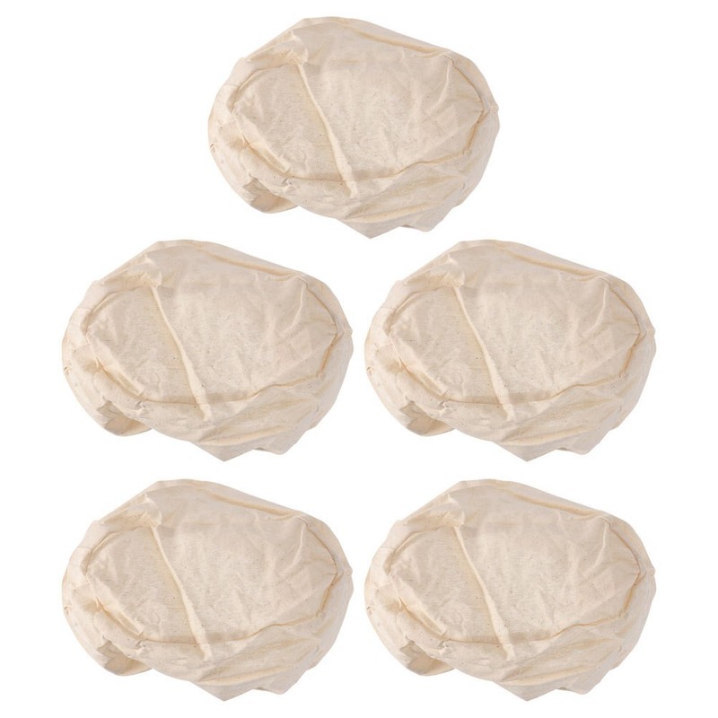 5 Pcs Sourdough Bread Basket Cloth Covers Fermentation Liners for Kitchen Baking