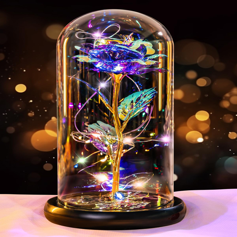 Pusuny Mothers Day Flowers Gifts For Mom Birthday Gift Rechargeable Galaxy