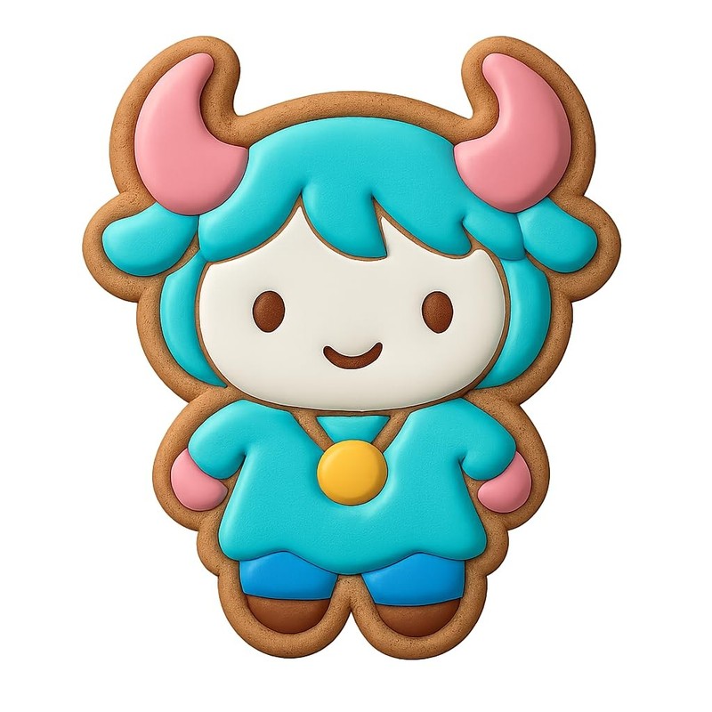 Gentle Taurus Zodiac Cookie Cutter & Stamp, Fondant & Clay - 3.6x4" Creative Des gallery