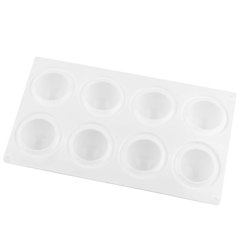 8-Cavity Sphere Silicone Chocolate Molds Ball Round Mold For Mousse Chocolate... gallery