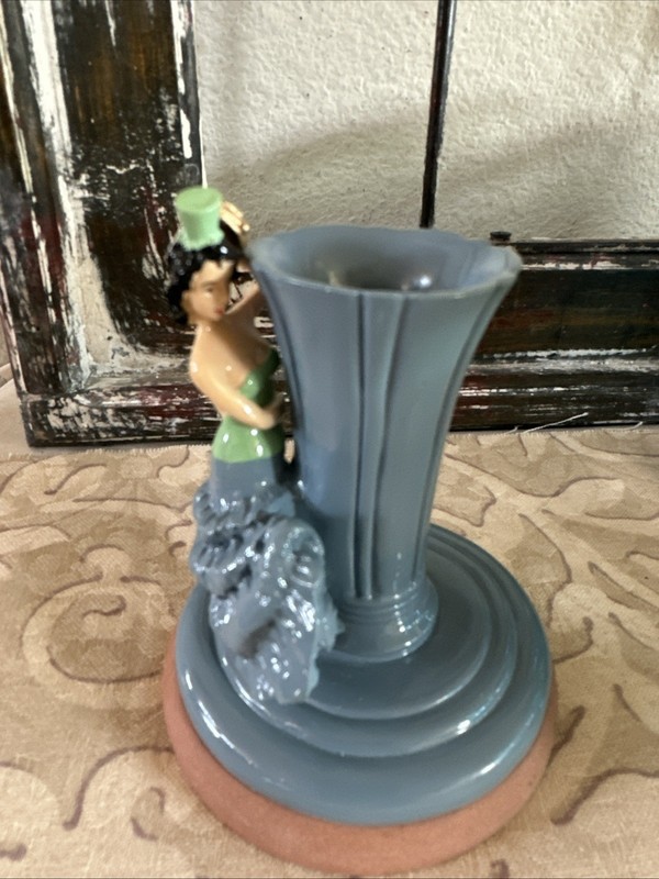 Fiesta Dancing Lady Cookie Press PERIWINKLE Blue Fiestaware W/ Tag New gallery