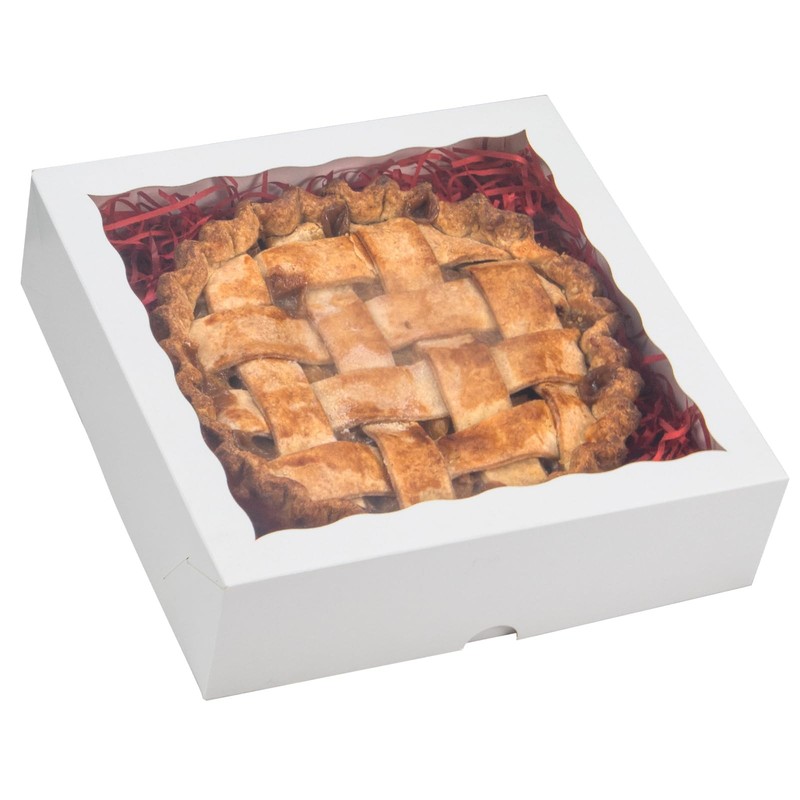 14pcs 9x9x2.5 Inches Bakery Boxes with Window for Pie, Breakable Heart, Choco... gallery