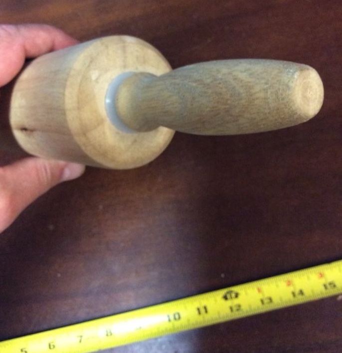 18" Modern Wood Rolling Pin Baking Pastry Dough Utensil PreownedKitchen.com gallery