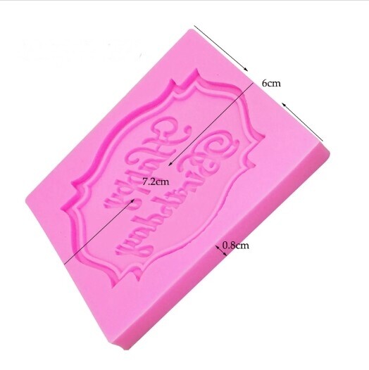+ CAKE DECORATION MOULD CHOCOLATE COOKIES HAPPY BIRTHDAY GIFT IDEA