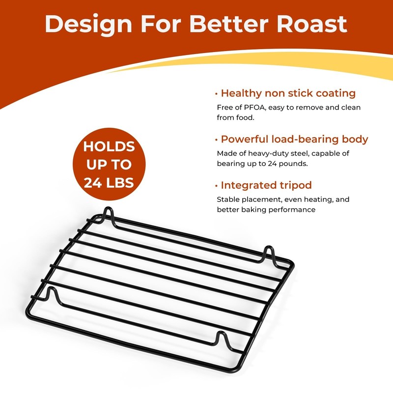 TreeLen Roasting Rack for Roasting Pan,Baking Rack for Cooking, Roasting, and... gallery