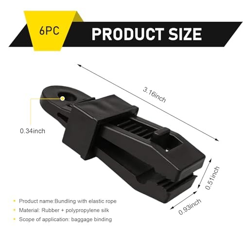 Car Wind Protector Cover Gust Straps, Wear-Resistant Tensile Strong Load Rope, gallery