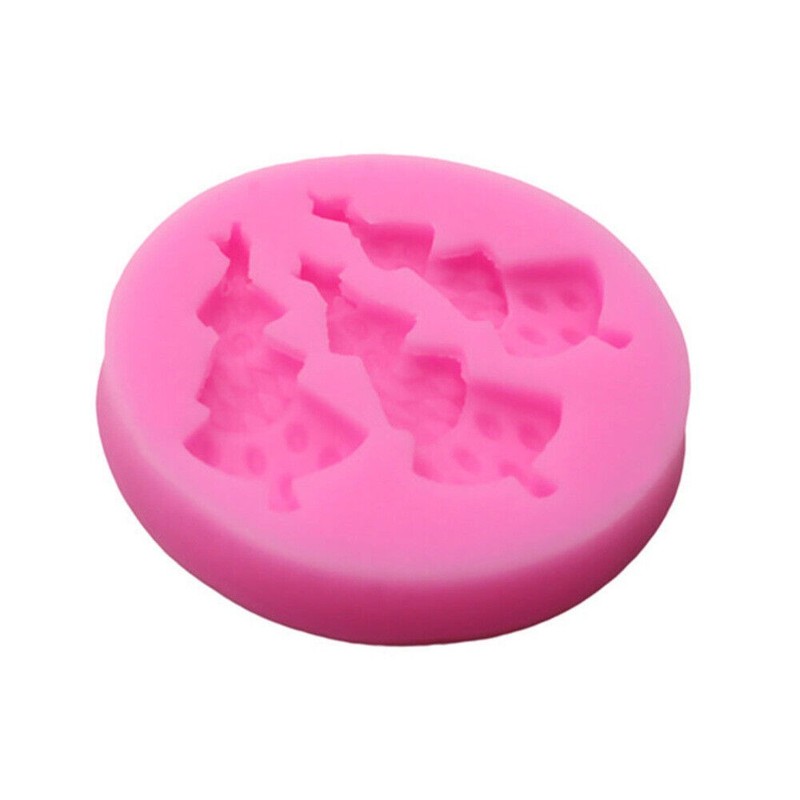 Chocolate Candy Molds Xmas Fondant Silicone Snowflake Mould gallery