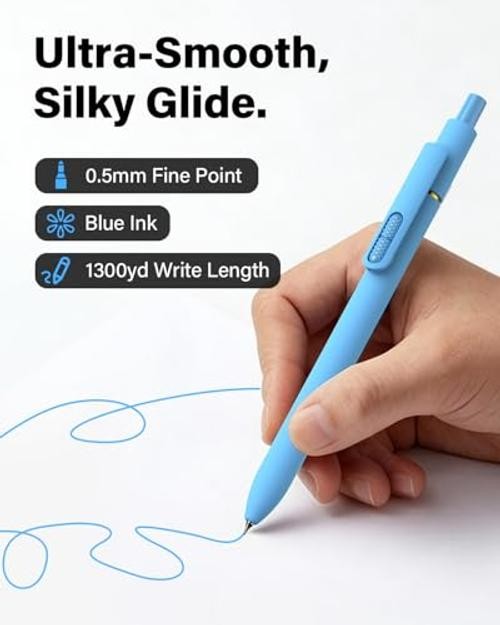 inkipen 0.5mm Colored Gel Pens, 8 Pack, Fidget Dopamine Color Ink -8pack gallery