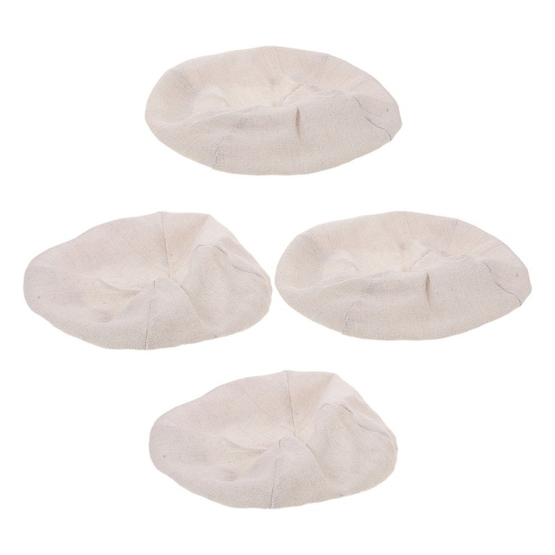 4pcs Sourdough Proofing Covers Basket Cloth Liners For Bread Fermentation gallery