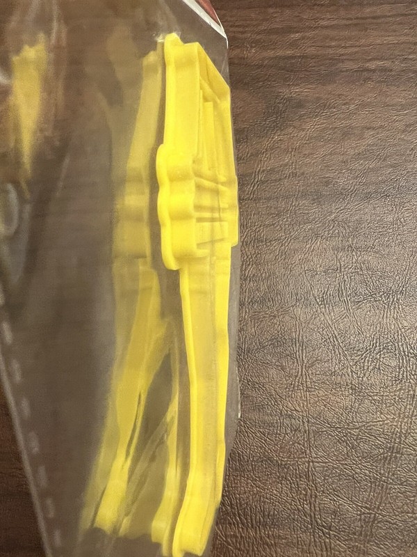 NEW- A Christmas Story Yellow Leg Lamp Plastic Cookie Cutter 5” gallery