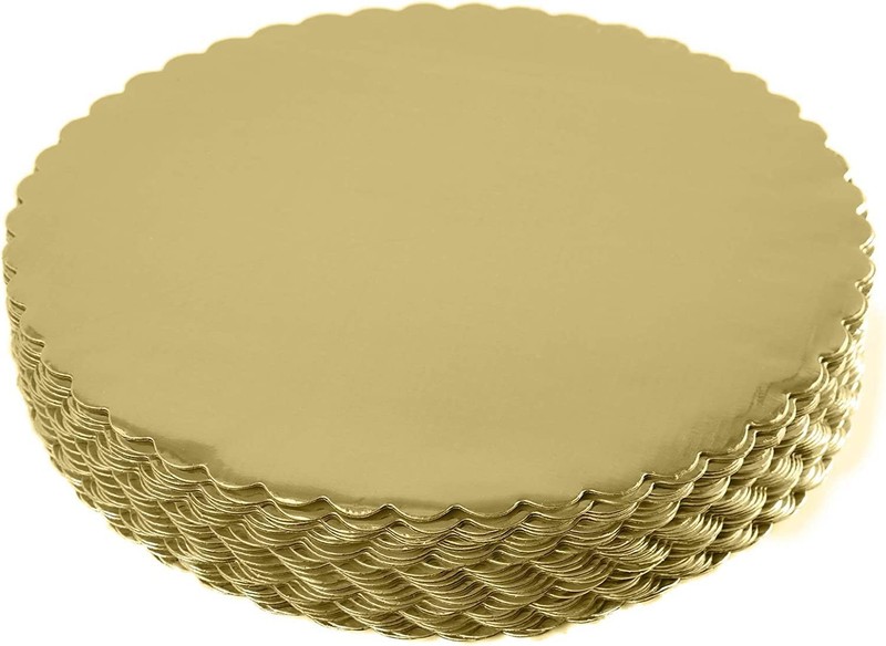 [25pcs] 10" Gold Cakeboard Round,Disposable Cake Circle Base Boards Cake Plat... gallery