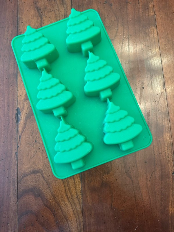 Silicone Christmas Tree Mold Baking Pan 6 Piece