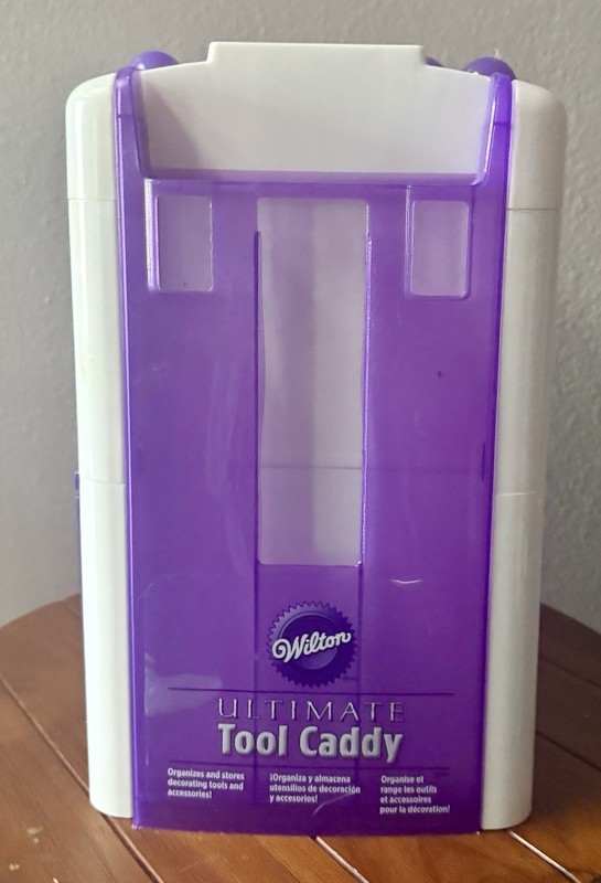 WILTON Ultimate Cake Decorating Set Tool Kit Caddy Storage Box w/A Few Supplies gallery