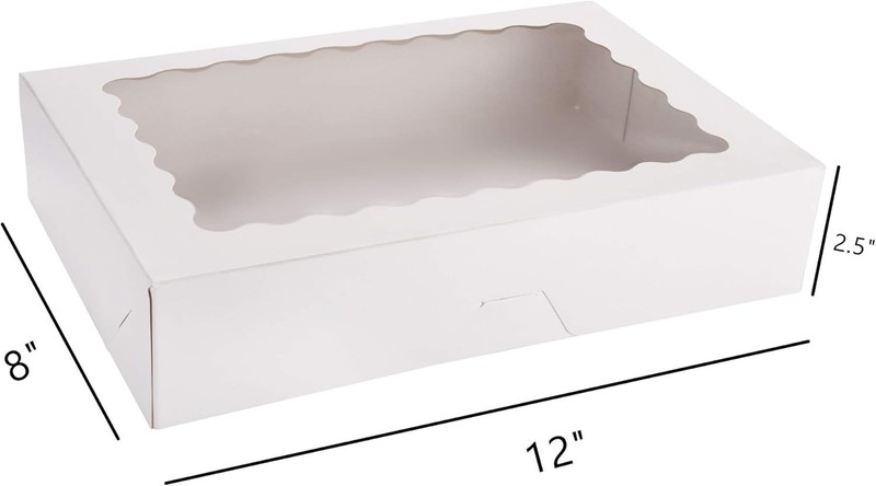 30 Durable Bakery Boxes with Window, Ideal for Elegant Pastry Presentation gallery