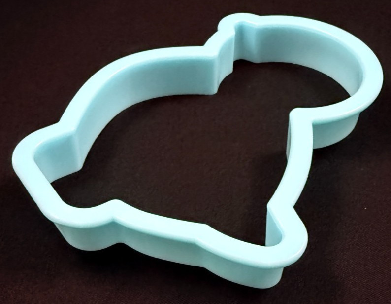Cookie Cutter - Chick - Lt Blue - Plastic - Approx. 4.5" x 3.5" x 0.5" gallery