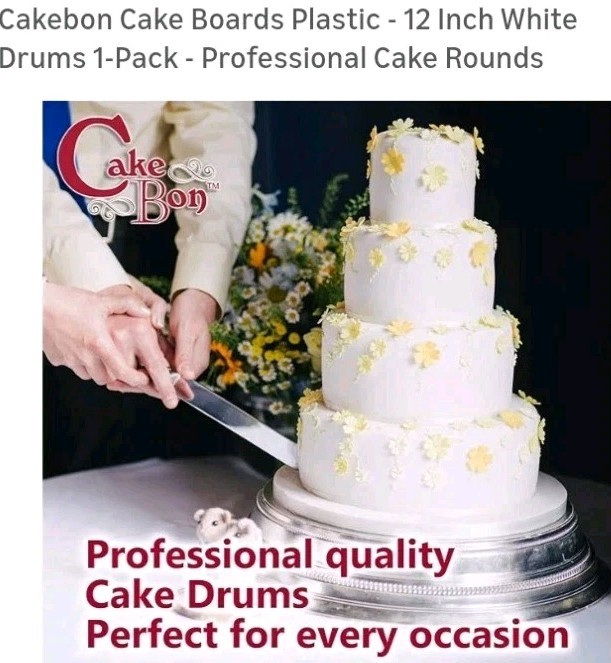 Cake Decorating Set A 12 Inch Diameter Cake Drum A Cake Turntable, A Cake Level