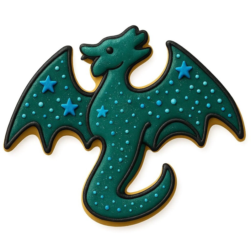 Mighty Gadget Flying Dragon Cookie Cutter - Perfect for Fantasy Enthusiasts and gallery