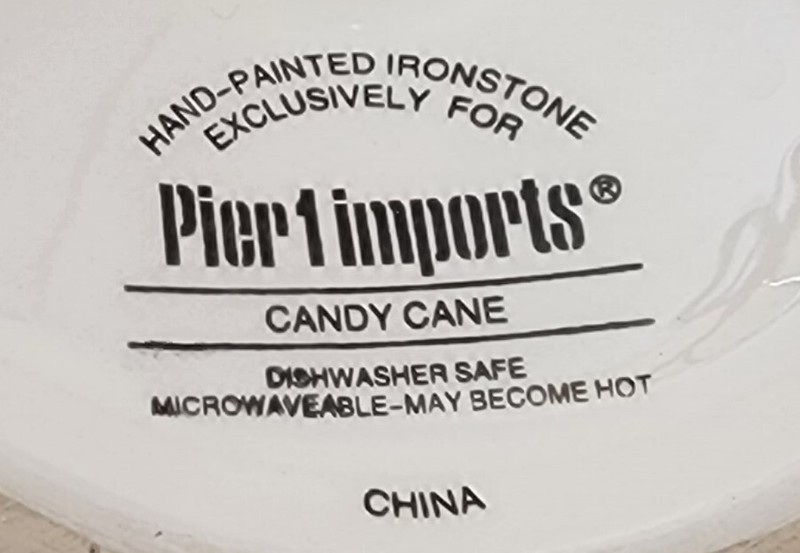 Pier 1 Candy Cane Cake Stand gallery