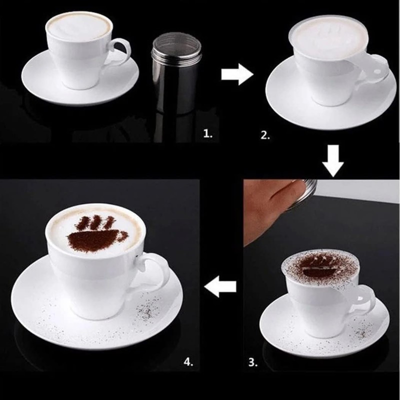 16 pcs coffee shape mold,Coffee Stencil, Coffee Shape Mold,Coffee Decorating. gallery