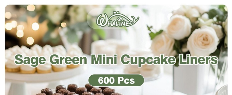 600Pcs Pastel Mini Cupcake Liners Colorful Baking Cups Pink Blue Purple Yellow gallery