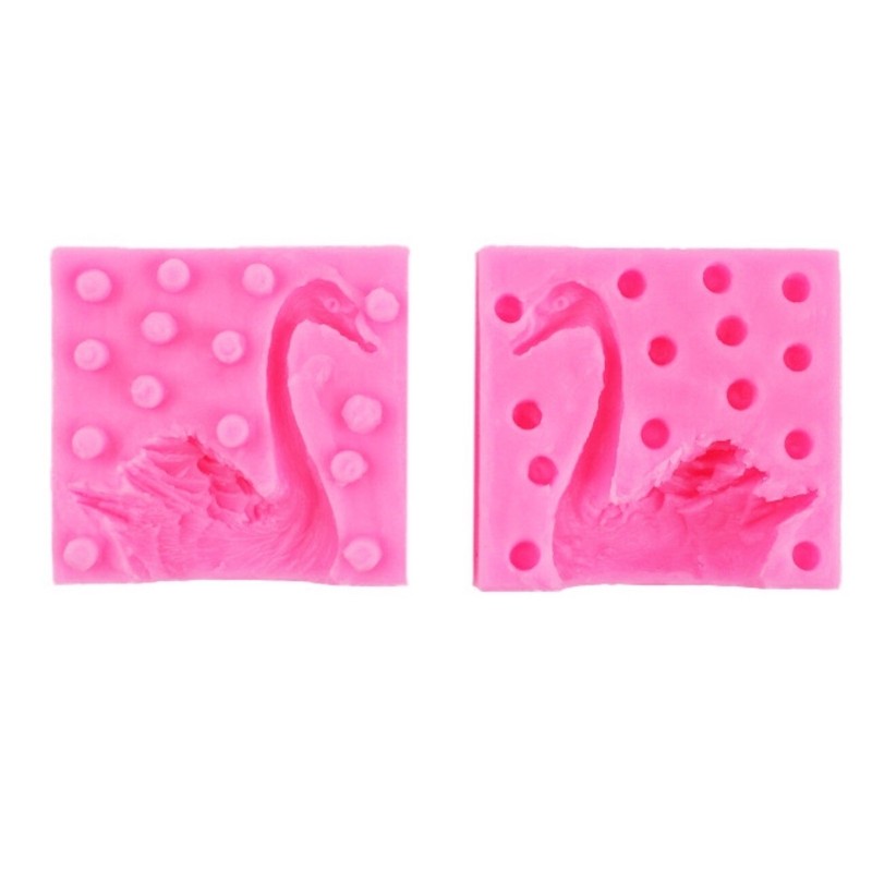 3D Silicone Swan Fondant Chocolate Sugarcraft Candle Soap Mould Clay Resin gallery