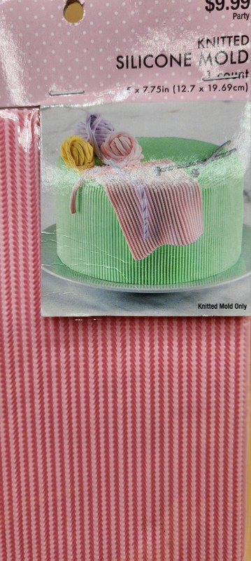 Silicone Fondant KNITTED YARN WOVEN Mold 3D Decorating Pad 7.75" x 5" NEW gallery