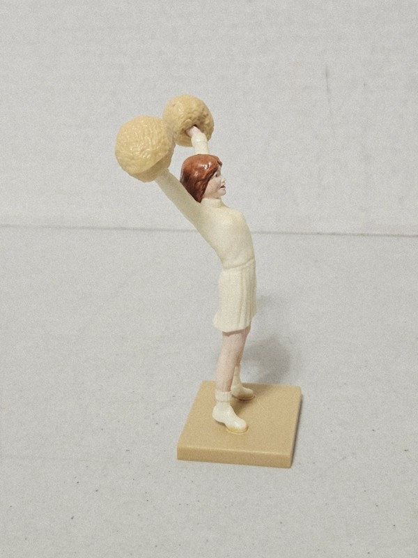 Vintage 1980 Wilton Cake Topper Cheerleader (1980’s High School Female Figure) gallery