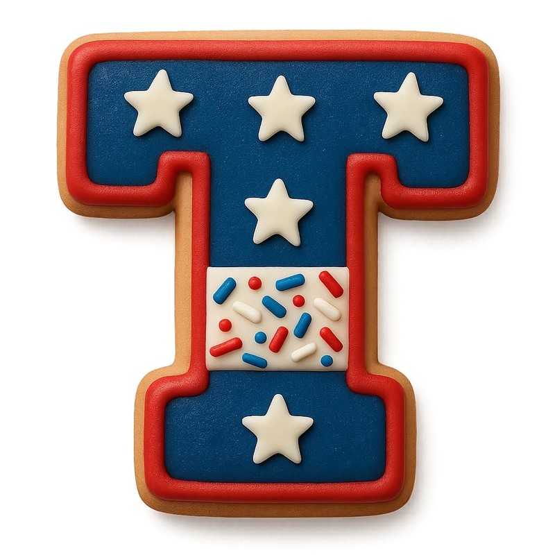 3 inches Varsity Letters Cookie Cutter for Baking & Fondant Clay Gifts - T gallery