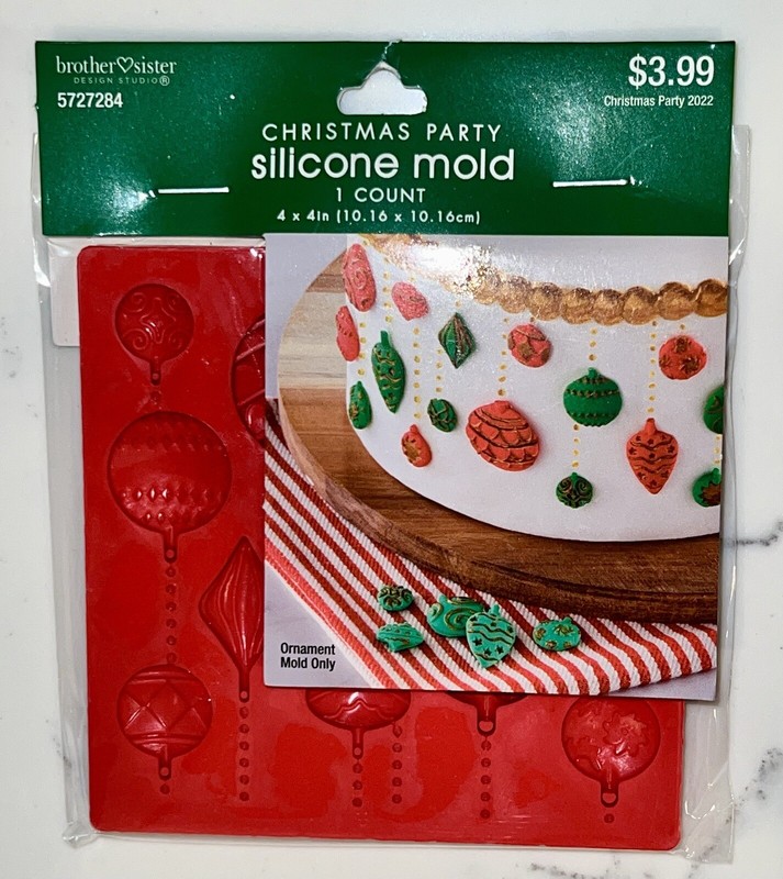 Christmas Ornaments Balls Silicone Mold Cake Decor Xmas Party Holidays NEW!