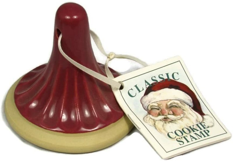 Cookie Stamp Press Snowflake Cookie Mold Stoneware Pottery Biscuit Stamp. gallery